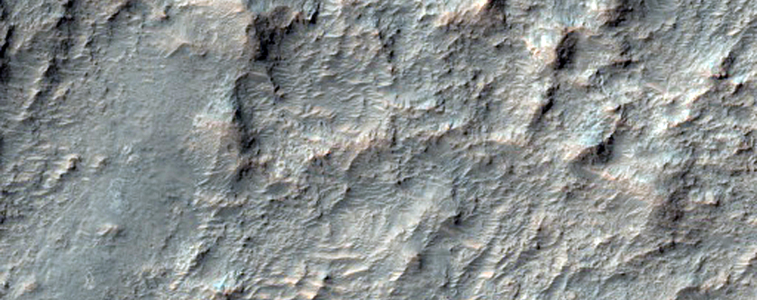 Yardang and Mesa-Forming Materials in Tyrrhena Terra
