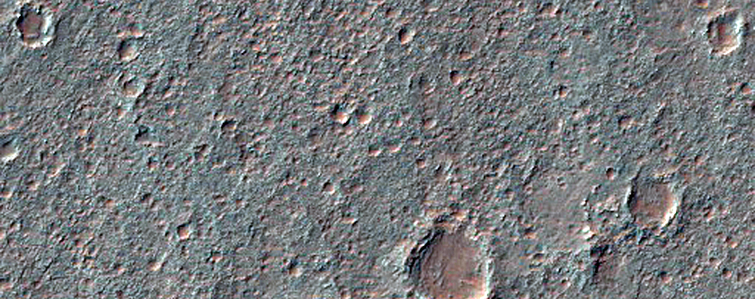 Contrast between Two Thermal Inertia Units in Ladon Valles Basin

