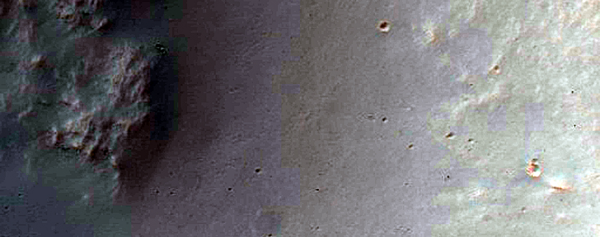Crater in Solis Planum
