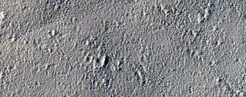 Pavonis Mons Smooth Lobe Material
