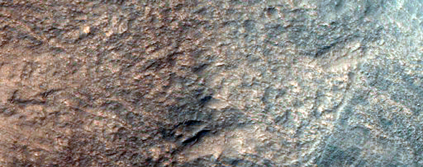 Layers in Depression in Hellas Planitia

