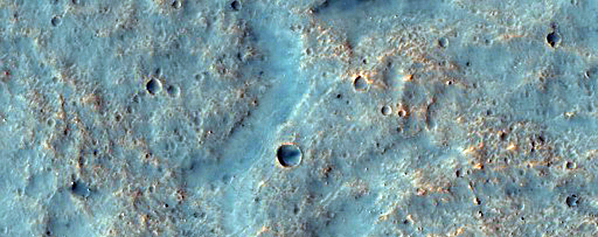 Layered Ejecta from Well-Preserved 25-Kilometer Crater in Acidalia Planitia
