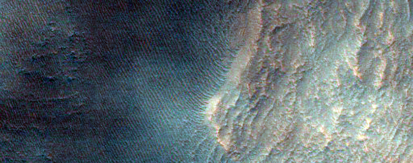 Valley in Northern Hellas Planitia

