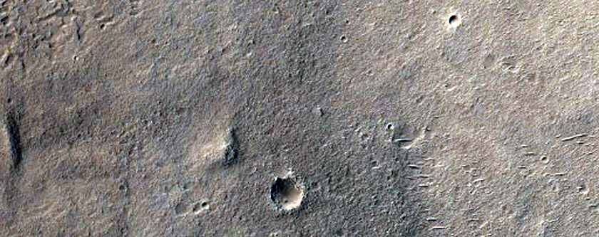 Mesas in Utopia Planitia
