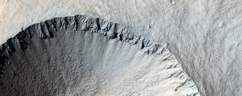 Recent 1-Kilometer Crater
