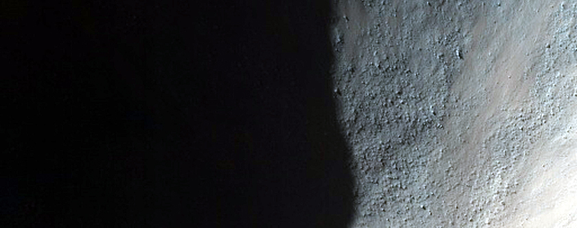Crater on Floor of Larger Crater
