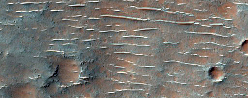 Crater Rim in Hesperia Planum
