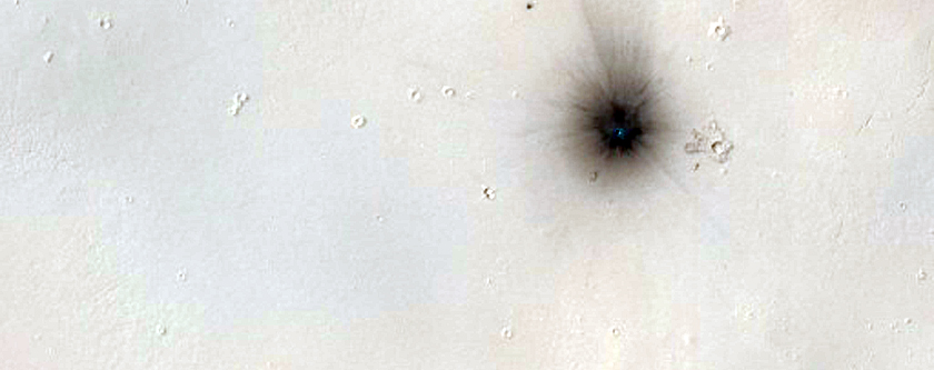 Candidate Recent Impact Site
