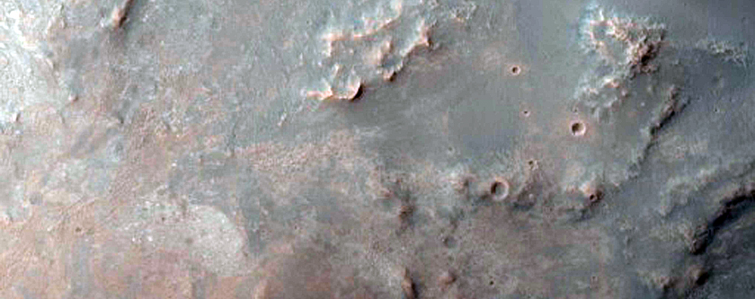 Crater with Steep Slopes
