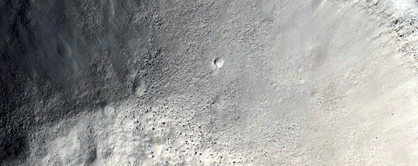 Crater with Steep Slopes
