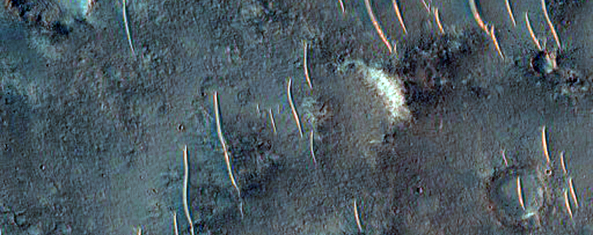 Portion of Nili Patera Flow Adjacent to Possible Dacite Dome
