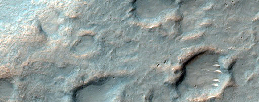 Scarp in Hesperia Planum
