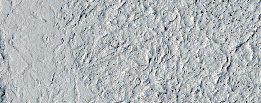 Scarp in Amazonis Planitia
