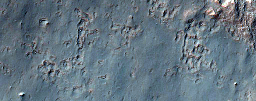 Layered Bedrock North of Hellas Planitia
