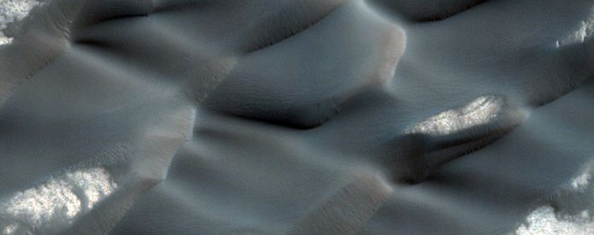 North Polar Gypsum Dunes
