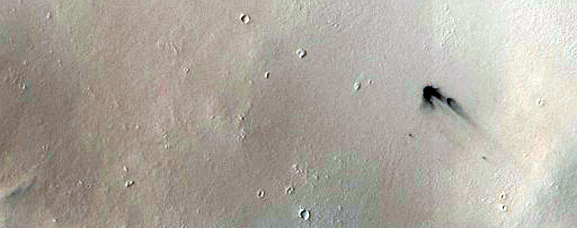 Candidate Recent Impact Site
