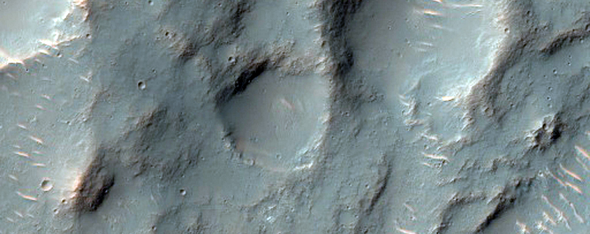 Streamlined Shape in Noachis Terra
