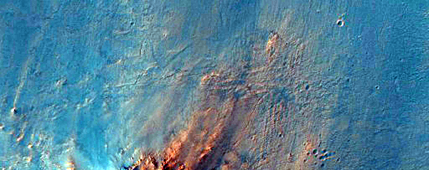 Rim of Toro Crater
