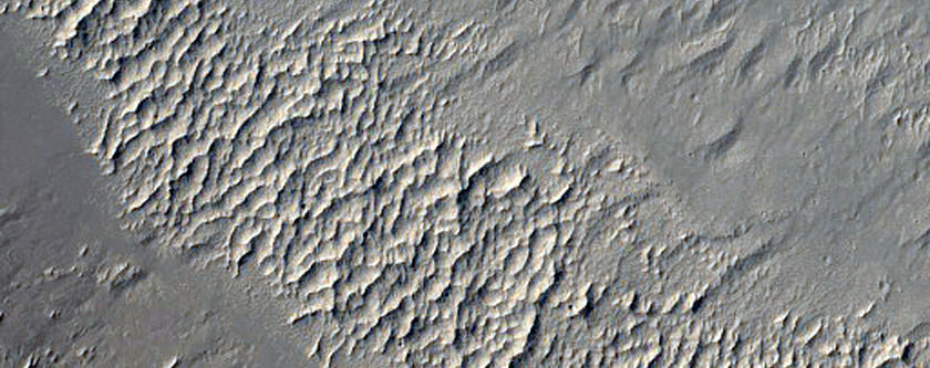 Channel with Bench in Terra Sirenum
