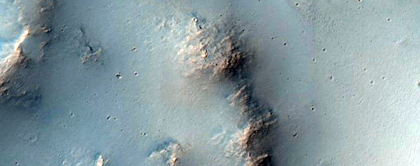 Crater in Noachis Terra
