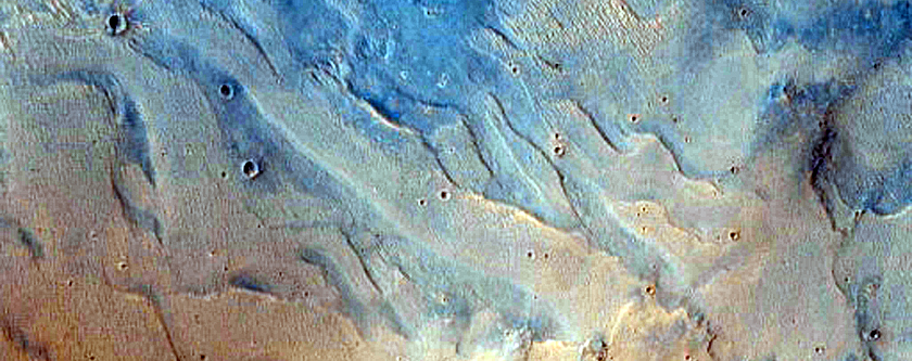 Scarp in Nepenthes Mensae Region
