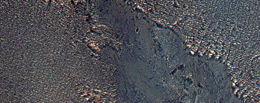 Rim of Oudemans Crater
