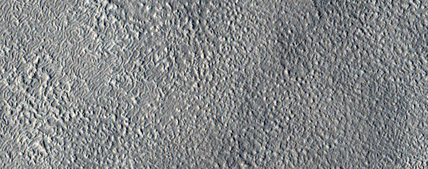 Volcanic Terrain Near Erebus Montes
