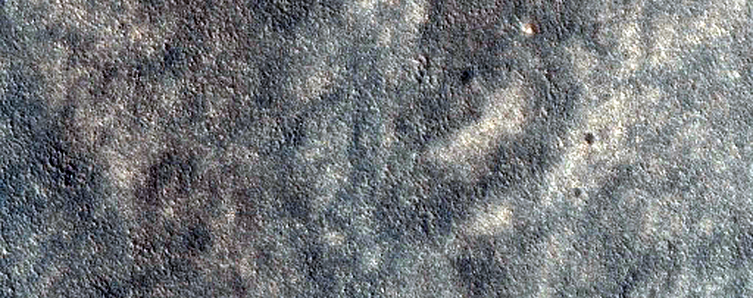 Two Circular Cracked Surfaces in Northeast Acidalia Planitia
