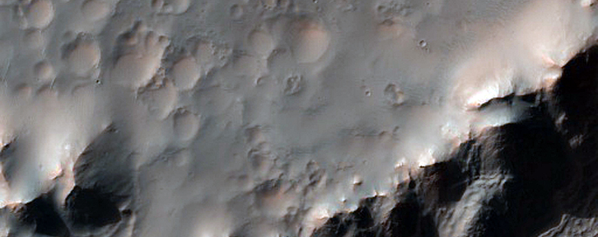 Hale Crater Ejecta
