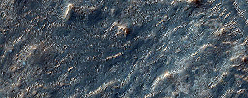 Valley in East Holden Crater
