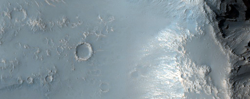 Western Half of Rayed Pebas Crater
