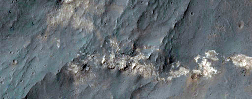 Hills on Floor of Ius Chasma
