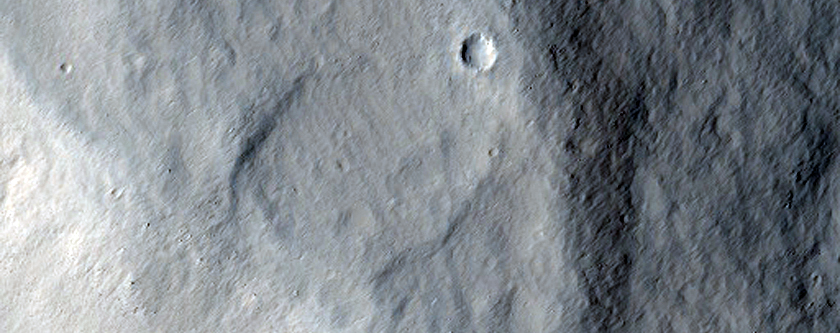 Mesa with Bench East of Petit Crater
