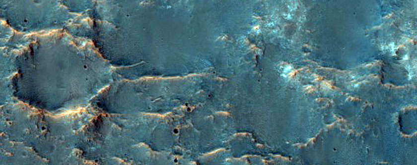 Channeled Bedrock in Libya Montes
