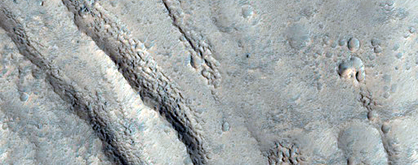 Channel within Larger Channel in Northwest Arabia Terra
