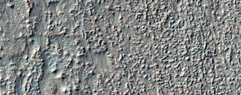 Flow Features in Argyre Region West of Hale Crater
