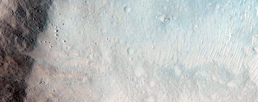 Crater with Steep Slopes