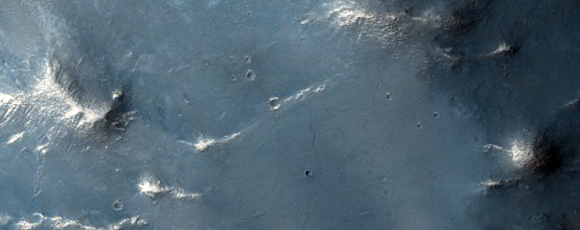 Crater in Schiaparelli Crater
