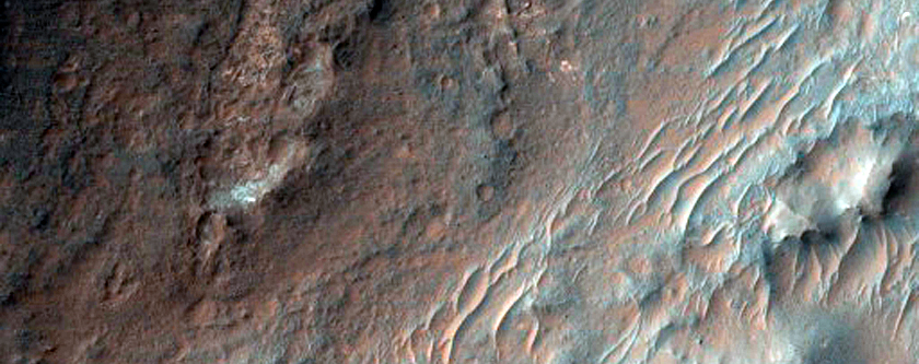 Fan Material from Slope in Coprates Chasma

