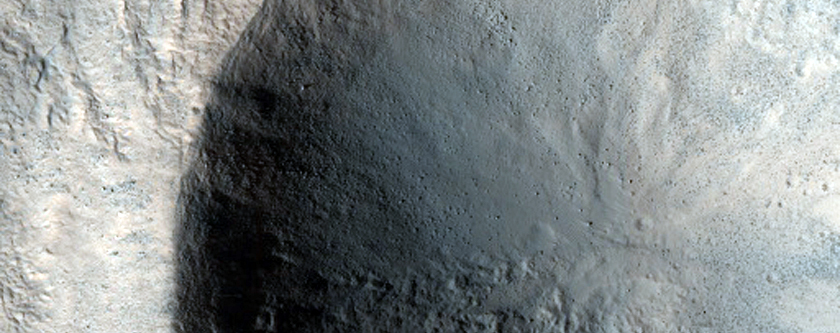 1-Kilometer Diameter Crater
