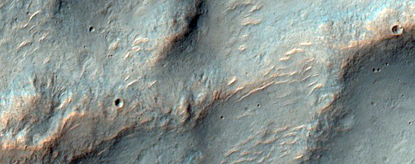 Wrinkle Ridge in Hesperia Planum

