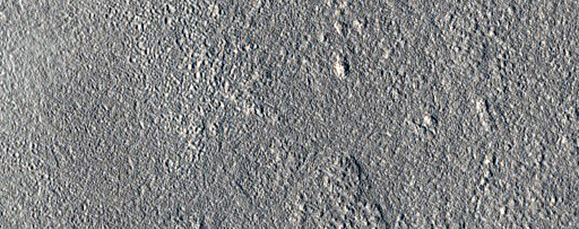 Mantled Terrain in Diacria Region
