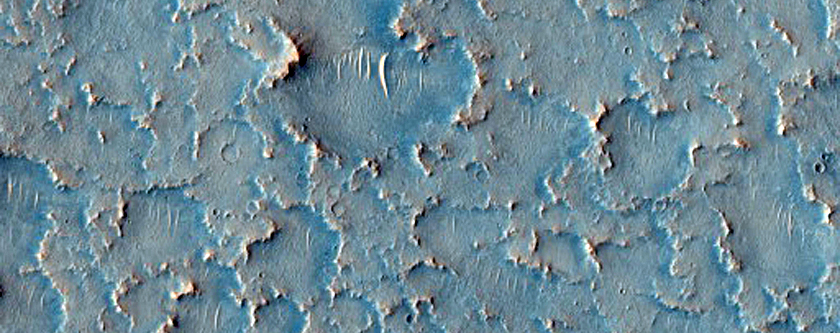 North Syrtis Major Region Landforms
