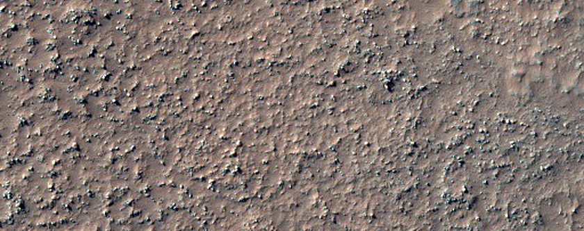 Mid-Latitude Terrain Sample on Floor of Crater
