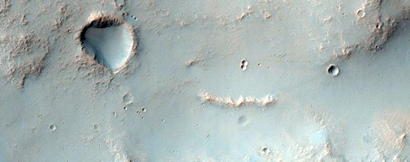 Channel Network North of Hellas Planitia
