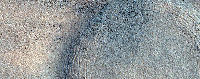 Crater in Northern Plains
