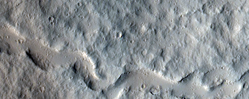 Northeastern Olympus Mons Basal Scarp
