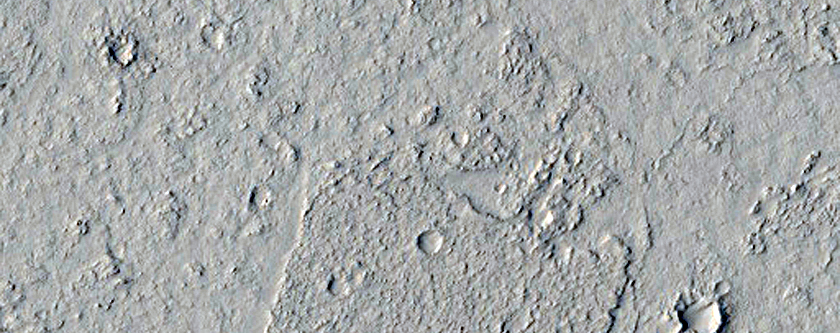 Streamlined Features in Marte Vallis
