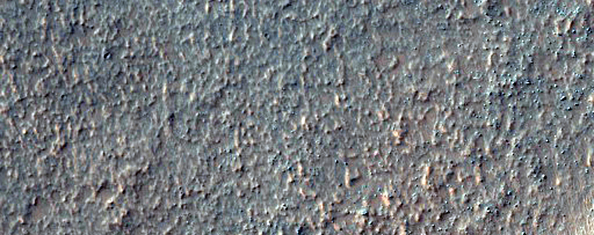 שטח של מכתש גרילי (Greeley Crater)