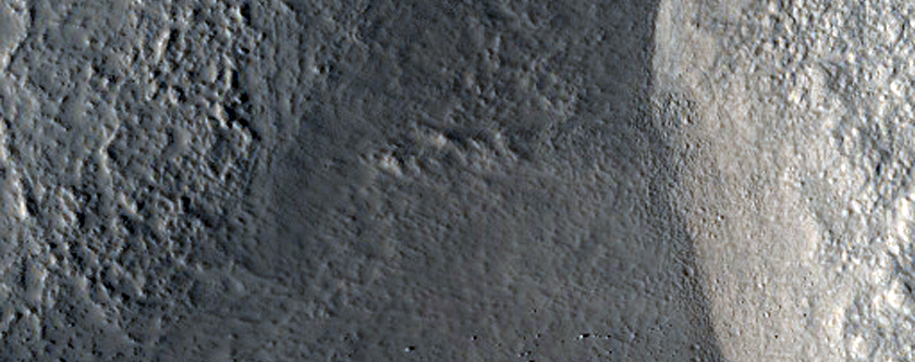 Lineated Material in Coloe Fossae
